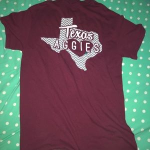 cute Texas a&m aggies maroon t shirt